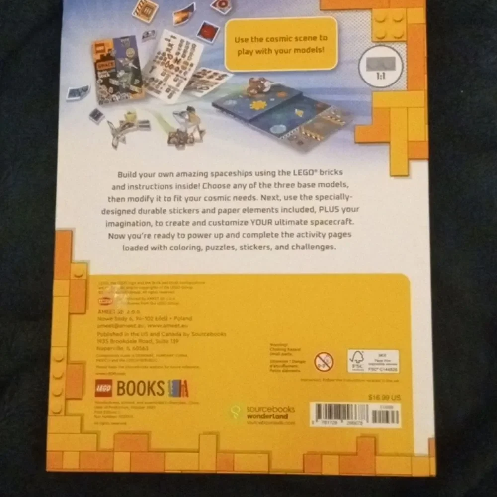 New LEGO Space Build And Stick Adventure Set